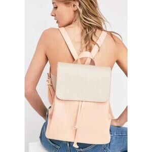 Urban Outfitters Silence + Noise Sloane Simple Backpack In Pale Pink